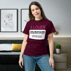 A louer: célibataire disponible pour la St Valentin