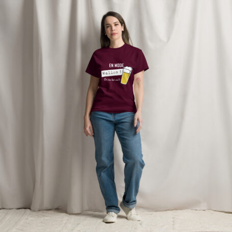 unisex-classic-tee-maroon-front-66c34b22a7e6a.jpg