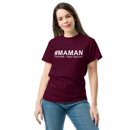 unisex-classic-tee-maroon-front-66c481b462fe2.jpg