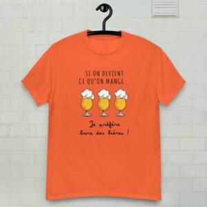 Si on devient ce qu’on mange, je préfère boire des bières!