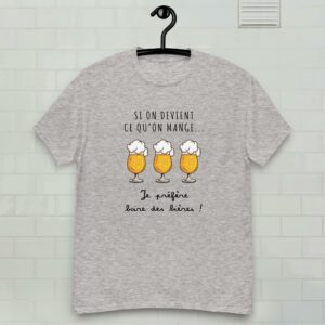 Si on devient ce qu’on mange, je préfère boire des bières!