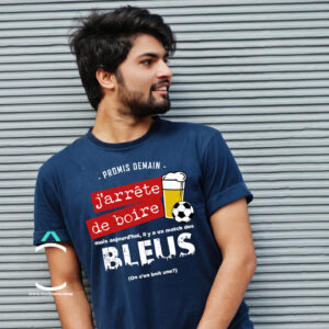 Promis demain j’arrête de boire mais aujourd’hui il y a un match des bleus