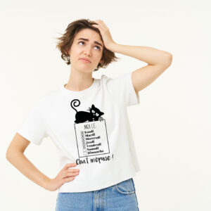 T-shirt – Chat m’épuise