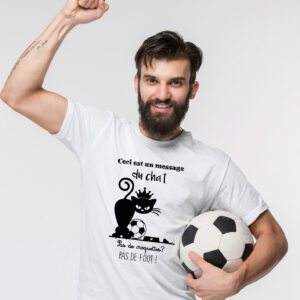 T-shirt – Pas de croquettes? Pas de foot!