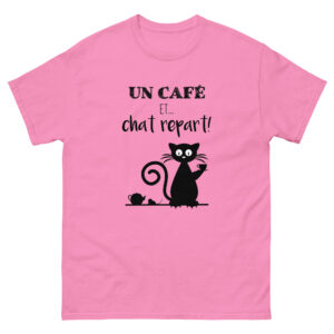 T-shirt – Un café et chat repart!