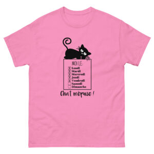 T-shirt – Chat m’épuise