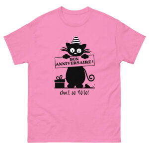 T-shirt – Bon anniversaire! Chat se fête!