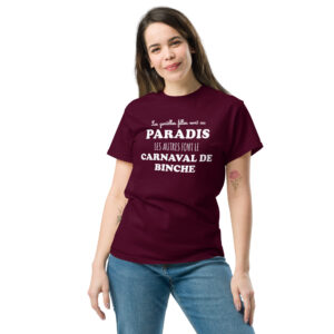 T-shirt – Les gentilles filles vont au paradis. Les autres font le carnaval de Binche