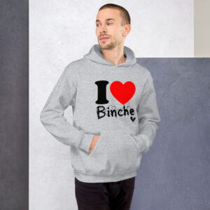 Sweat à capuche – I love Binche