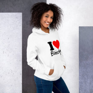 Sweat à capuche – I love Binche