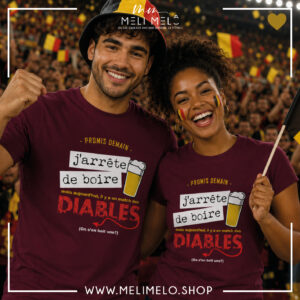 Promis demain j&rsquo;arrête de boire mais aujourd&rsquo;hui il y a un match des Diables
