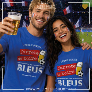 Promis demain j&rsquo;arrête de boire mais aujourd&rsquo;hui il y a un match des bleus