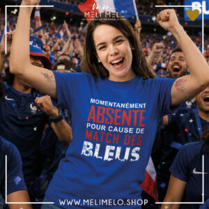 Momentanément absente pour cause de match des bleus