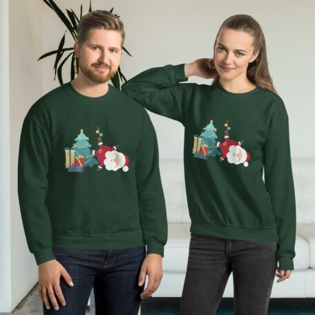 unisex-crew-neck-sweatshirt-forest-green-front-6720d4f0a3165.jpg