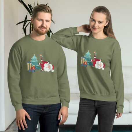 unisex-crew-neck-sweatshirt-military-green-front-6720d4f04d96e.jpg