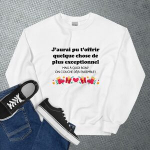 Pull de Noël – J’aurai pu t’offrir quelque chose de plus exceptionnel mais on couche déjà ensemble