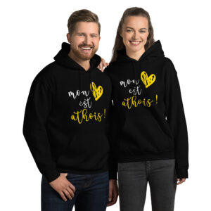 Sweat à capuche – Mon coeur est athois
