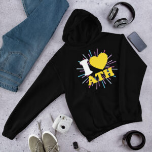 Sweat à capuche – I love Ath