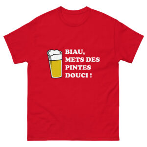 T-shirt – Biau, mets des pintes douci