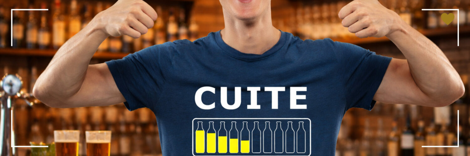 Parce qu'une bière se déguste avec humour! 