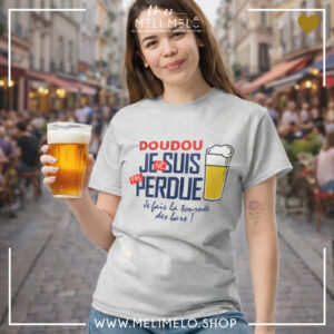 T-shirt – Je ne suis pas perdue, je fais la tournée des bars