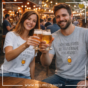 T-shirt – J n’peu mau d’avoir  des toiles d’aragne dins m’goyer !