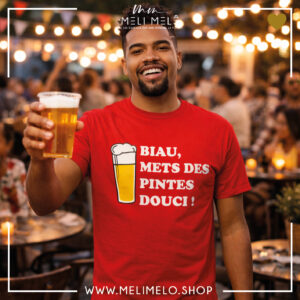 T-shirt – Biau, mets des pintes douci