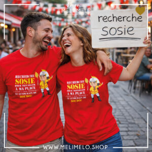 T-shirt – Recherche sosie pour aller travailler à ma place le lendemain du Doudou