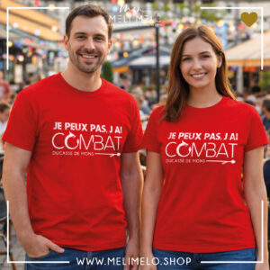 T-shirt – Je peux pas, j&rsquo;ai combat